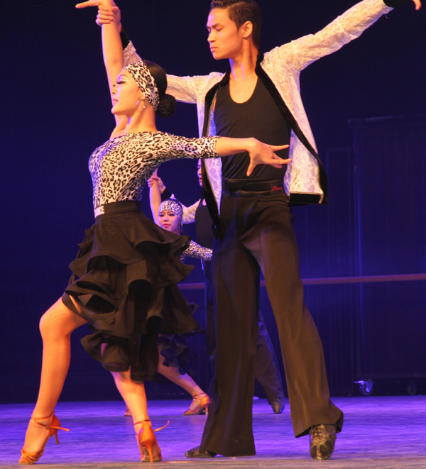 伦巴舞课堂展示